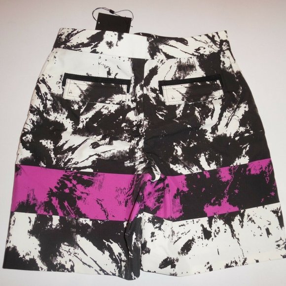 Alexander Wang Color block Tie Dye Bermuda Shorts - Picture 3 of 6